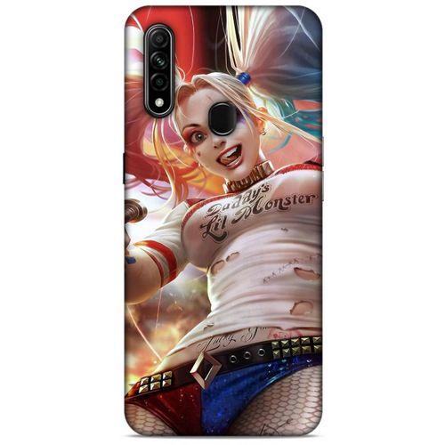 Oppo A31 Uyumlu Kılıf Harley Quinn (16) Kalın Kılıf Karolina mavisi