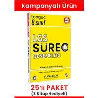 8. Sınıf LGS Süreç Denemeleri 25' li Paket (3 Kitap Hediyeli)