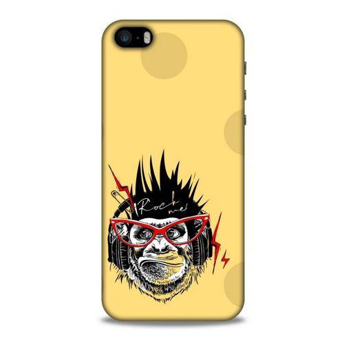 Animax Rockçı Maymun Apple iPhone SE Kılıf Desenli Silikon