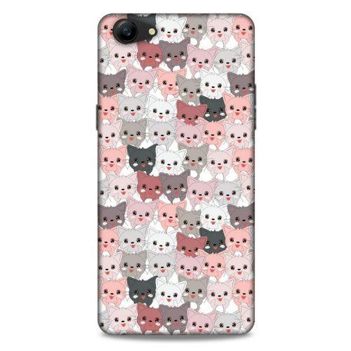 Lopard Oppo A79 Uyumlu Kılıf Kediler (31) TPU Kılıf Minikler