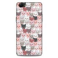 Lopard Oppo A79 Uyumlu Kılıf Kediler (31) TPU Kılıf Minikler
