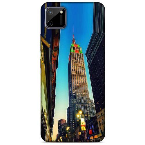 Oppo Realme C11 Kılıf Dünya Mimarisi (6) Silikon Kılıf Empire State