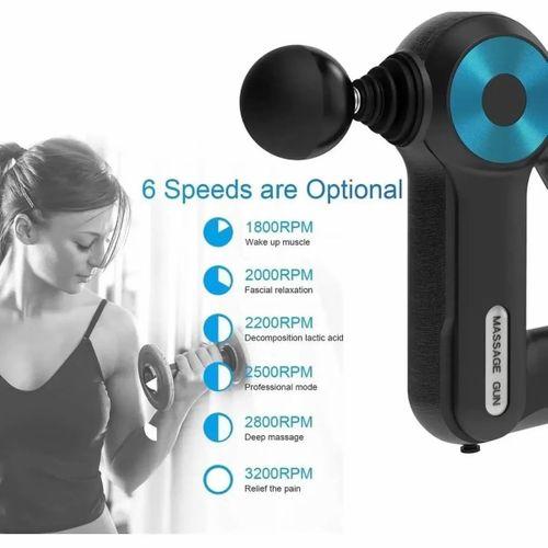 12 Başlıklı Profesyonel Masaj Tabancası Çok Fonksiyonlu