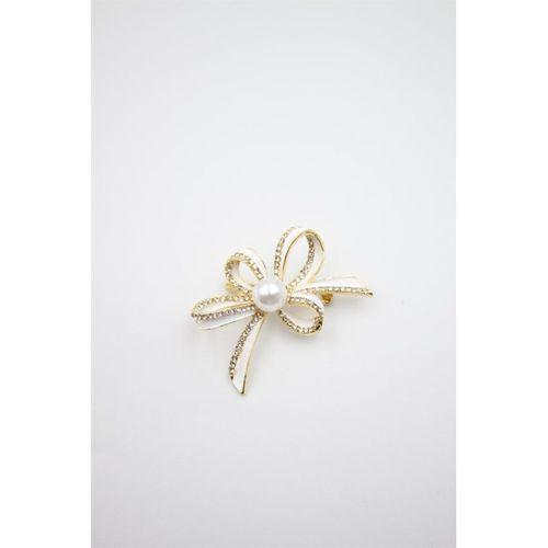 Çiçek Broş - Altın