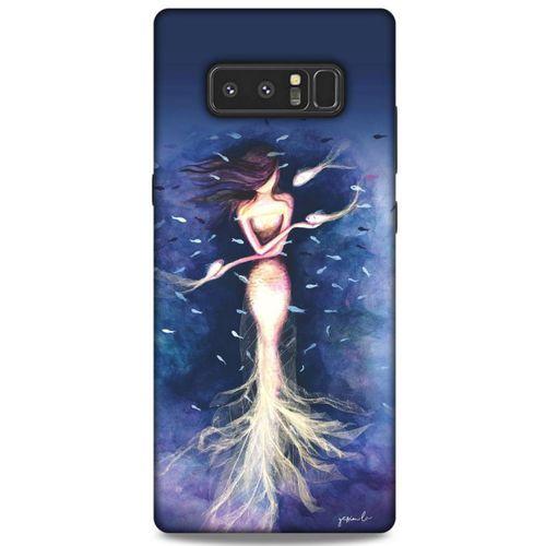 Y.Liva-2021 Özel Seri Deniz Kızı Samsung Galaxy Note 8 Kılıf Silikon Kapak