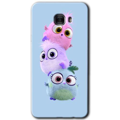 Potkal Hediye Fabrikası Samsung Galaxy C9 Pro Kılıf HD Desen Baskılı Arka Kapak - Puffy