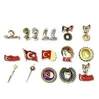 Atatürk Rozet Tekli Farklı Model - 3 adet