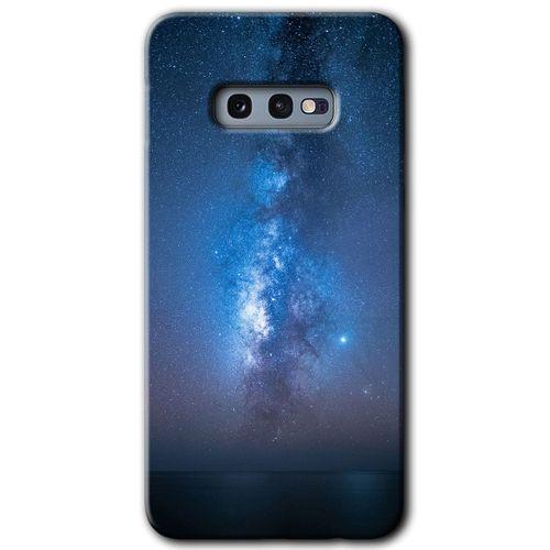 Potkal Hediye Fabrikası Samsung Galaxy S10e Kılıf HD Desen Baskılı Arka Kapak - Samanyolu