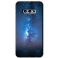Potkal Hediye Fabrikası Samsung Galaxy S10e Kılıf HD Desen Baskılı Arka Kapak - Samanyolu