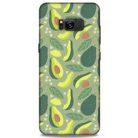 Frutix Avokado 03 Samsung Galaxy S8 Plus Kılıf Desenli Silikon