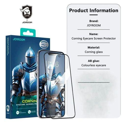 Joyroom İphone 15 Pro Eyecare Göz Korumalı Gorilla Cam Ekran Koruyucu