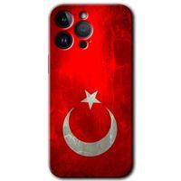 Potkal Hediye Fabrikası Potkal Hediye Fabrikası iPhone 14 Pro Max Kılıf HD Desen Baskılı Arka Kapak - Temperli Cam - Albayrak