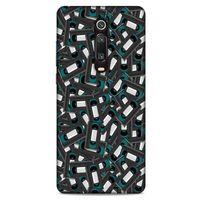 Retro (26) Desen Tpu Silikon Kılıf Renkli Xiaomi Mi 9T Pro Kılıf