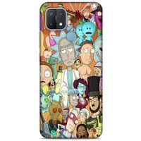 Oppo A15 Uyumlu Kılıf Rick And Morty (35) Fit Design Kılıf Cop Rick