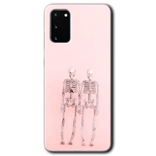 Samsung Galaxy S20 HD Baskılı Kılıf + 9D Tam Ekran Koruyucu - Yaşayan Çift