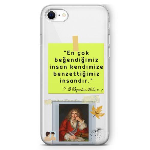 Apple iPhone SE 2020 Kılıf Caps Moliere Arka Kapak Koruma Desenli Full Koruyucu