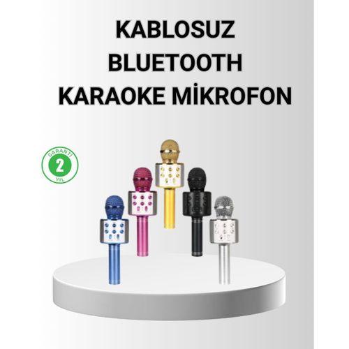 Bluetooth Karaoke Mikrofon – Yüksek Ses Kalitesi, Yankı Efektli, Uzun Ömürlü Pil