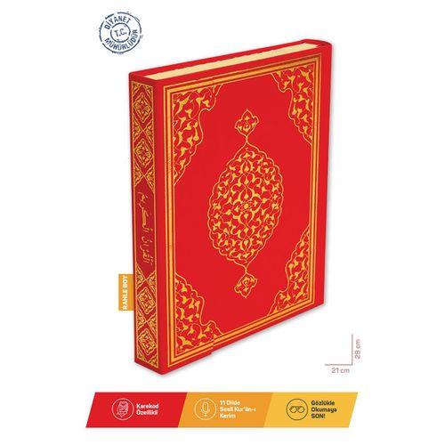 Kuranı Kerim Bilgisayar Hatlı Yeşil Renk Rahle Boy -