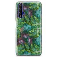 Honor View 20 Kılıf Sarmal Girdap Arka Kapak Koruma Desenli Full Koruyucu