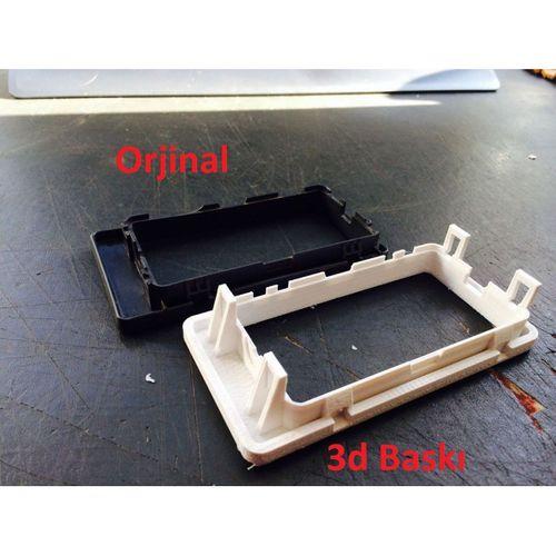1989 Nissan Patrol Ön Klima Panel Üst Kapağı ABS Baskı 00834