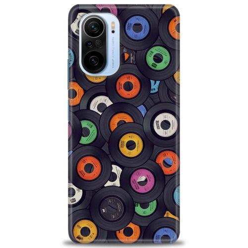 Xiaomi Redmi K40 Kılıf HD Baskılı Kılıf - Plaklar + Tam Ekran Koruyucu