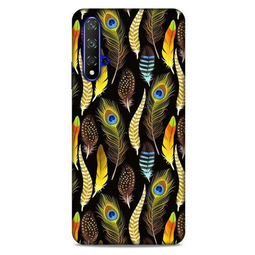 Huawei P Smart S Y8P Kılıf Desenli Özel Seri Tüyler (7) Telefon Kılıfı
