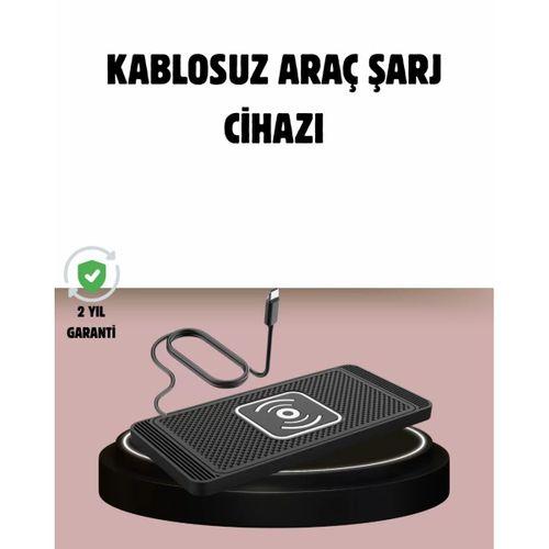 Manyetik Kablosuz Araç Şarj Cihazı – Hızlı Şarj, Kaymaz Taban, Güvenli Kullanım