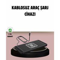 Manyetik Kablosuz Araç Şarj Cihazı – Hızlı Şarj, Kaymaz Taban, Güvenli Kullanım