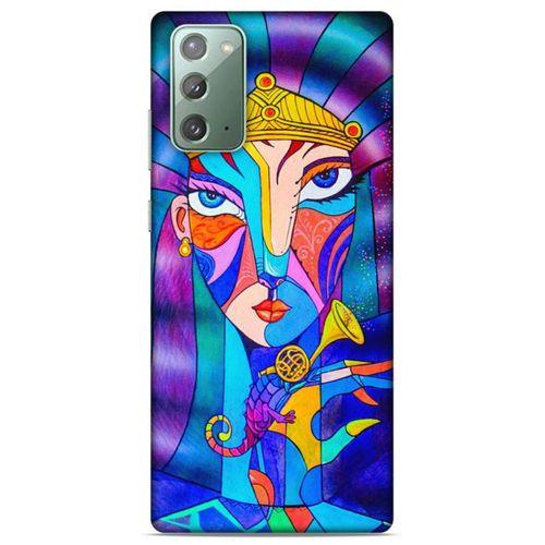 Lopard Samsung Galaxy Note 20 Uyumlu Kılıf Sürreal Yüzler ♀ (49) Ultra Silikon Kılıf Baskılı