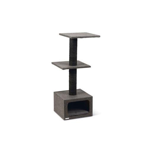 Karlıe Kedi Tırmalama+ev Dora Gri 38x38x91cm