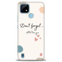 Realme C21 Kılıf HD Baskılı Kılıf - Fragile + Tam Ekran Koruyucu