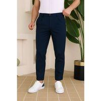 Erkek Belden Düğmeli Cepli Dokuma Pantolon