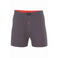 Düğmeli Pamuklu Erkek Penye Boxer Füme - 1146A