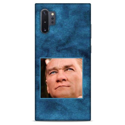 Samsung Galaxy Note 10 Plus Kılıf Atatürk (26) Tpu Silikon Kılıf Mavi Gök
