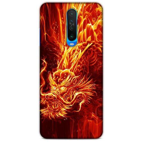 Xiaomi Poco X2 Kılıf Dragons (12) Koruyucu Silikon Ateş Ejderhası