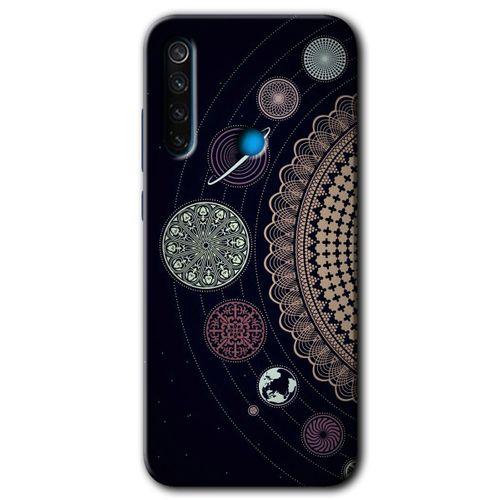 BeRa Aksesuar Xiaomi Redmi Note 8 Kılıf Baskılı Kapak - Gezegen Döngüsü +Tam Kaplayan Mat Seramik