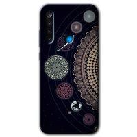 BeRa Aksesuar Xiaomi Redmi Note 8 Kılıf Baskılı Kapak - Gezegen Döngüsü +Tam Kaplayan Mat Seramik