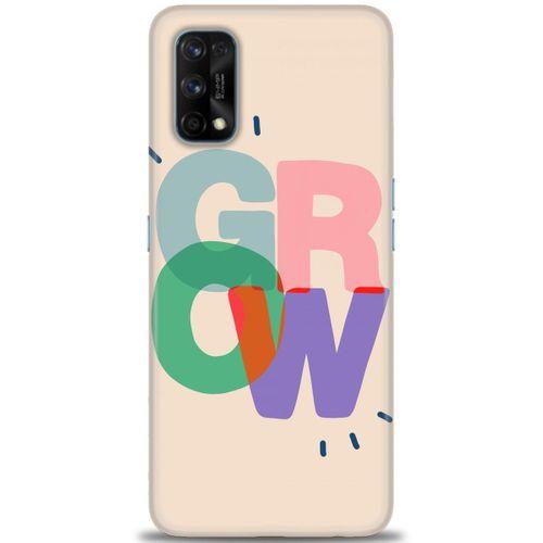 Realme 7 Pro Kılıf HD Baskılı Kılıf - Grow + Tam Ekran Koruyucu