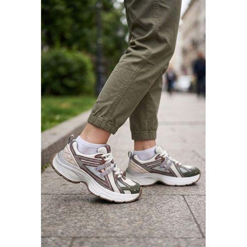 Hammer Jack Dalia Kadın Haki Bordo Spor Ayakkabı