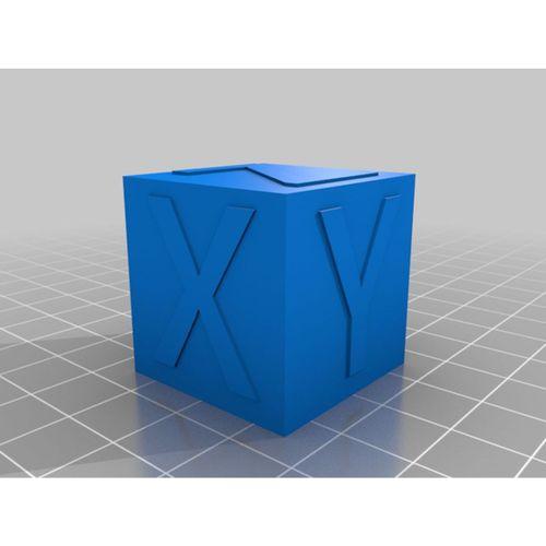 X Y Z ile Kalibrasyon Küpü (Bu ürün Sadece Plastik parçadır - Almadan Önce Soru Sorabilirsiniz)