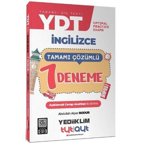 YDT Optimal Practice Exams Tamamı Çözümlü 7 Deneme Yediiklim Yayınları