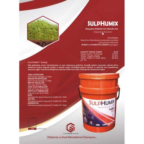 Gns Sulphumix Kükürt Leonardit Kaynaklı Sıvı Humik Asit 20 Lt