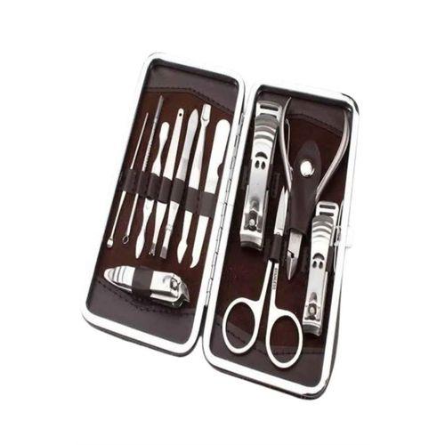 Tırnak Bakım Seti Tırnak Düzeltme Batık 12 Parça Çanta Tipi Manikür Pedikür