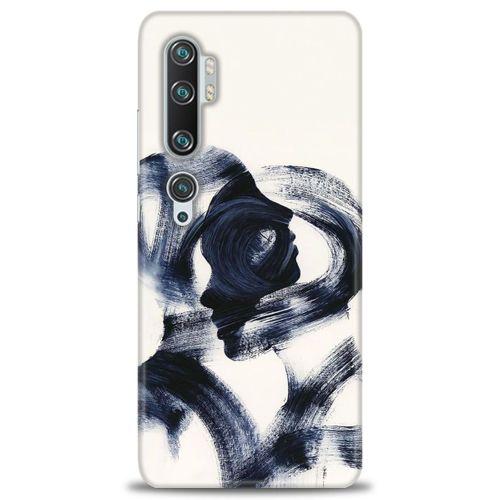 Xiaomi Mi Note 10 Kılıf HD Baskılı Kılıf - Adam ve Kadın + Tam Ekran Koruyucu