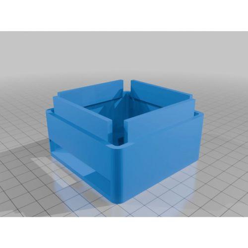 Yuvarlatılmış Köşeli Kübik Hoparlör Kutusu 3D Baskı (Bu ürün Sadece Plastik parçadır - Almadan Önce Soru Sorabilirsiniz)