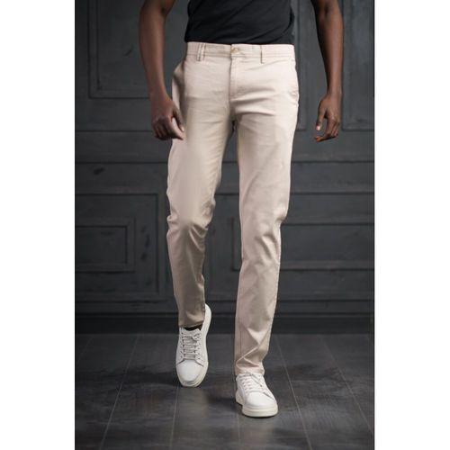 Slimfit Küçük Armürlü Yazlık Pamuklu Gabardin  Pantolon