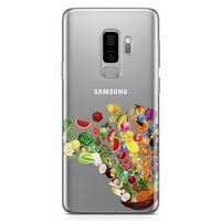Samsung Galaxy S9 Plus Kılıf Vitamin Tablosu Arka Kapak Koruma Desenli Full Koruyucu