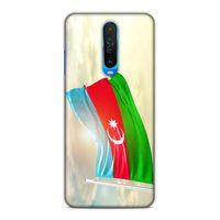 Xiaomi Redmi K30 Uyumlu Kılıf Azarbaijan (7) Telefon Kılıfı Gökyüzü Bayrak