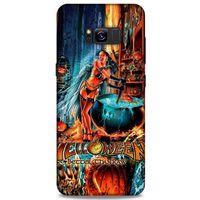 Samsung Galaxy S8 Plus Kılıf Almanya (10) Full Koruma Kılıfı Helloween