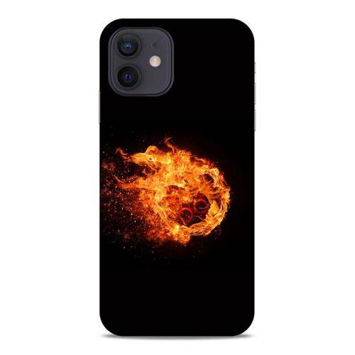 Lopard Apple iPhone 12 Uyumlu Kılıf FireX (29) Arka Koruma Kılıfı Ateş Topu
